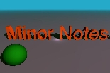 minor notes