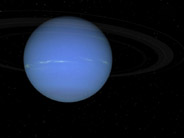 like Uranus a large cold gas giant