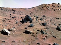non-Martian meteorite fragments near Bonneville Crater