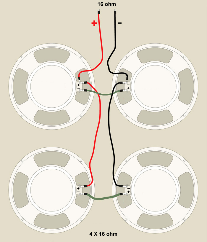 Speaker Wiring Diagram 4 Ohm - Wiring Diagram and Schematics